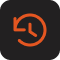 Clock with a restore arrow on the assumption that backups will restore on demand