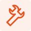 Wrench and screwdriver representing implementing the plan yourself