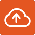 Cloud with an upload arrow representing cloud and infrastructure management