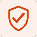 Shield with a checkmark representing compliance expertise across standards