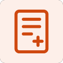 Document with a plus sign representing HIPAA compliant IT services
