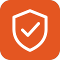 Shield with a checkmark representing compliance IT for law firms