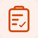 Clipboard with a checkmark representing law firm practice management software