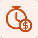 Stopwatch with a dollar sign representing legal timekeeping and billing systems