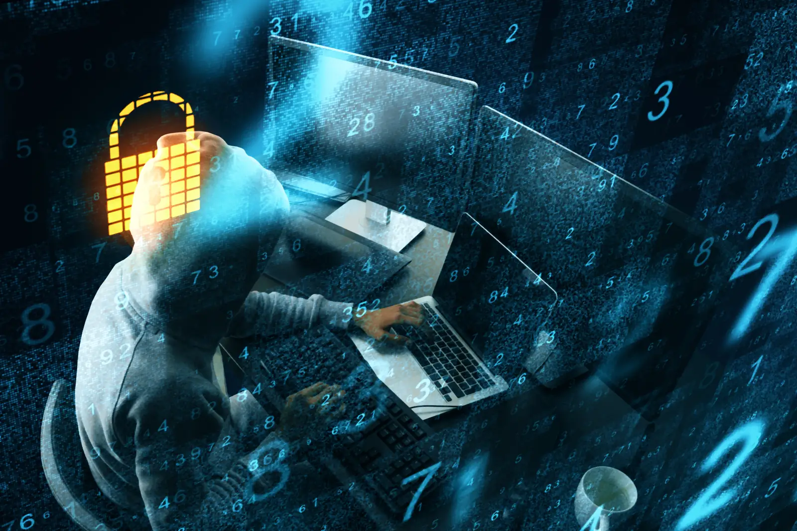 Ethical hacker running a simulated cyberattack during a penetration testing engagement